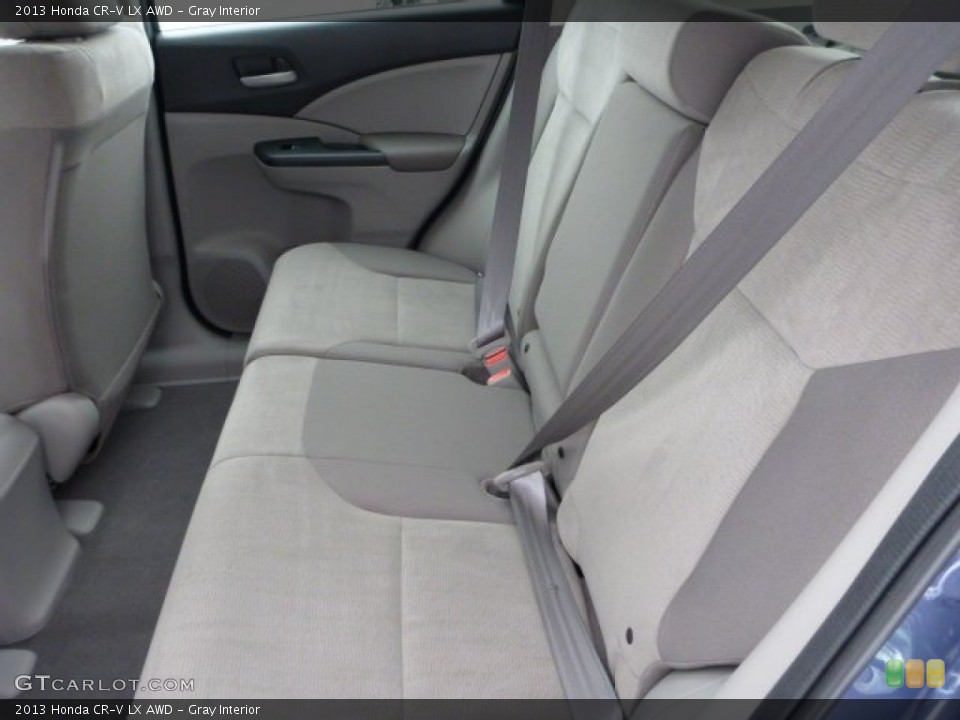 Gray Interior Rear Seat for the 2013 Honda CR-V LX AWD #76847435