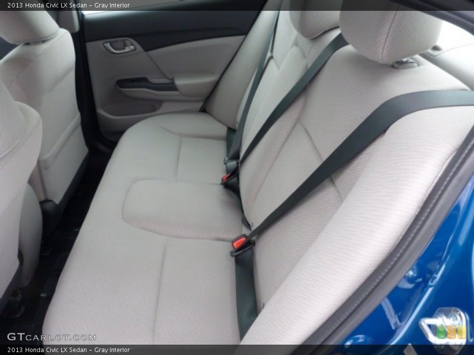 Gray Interior Rear Seat for the 2013 Honda Civic LX Sedan #76847820