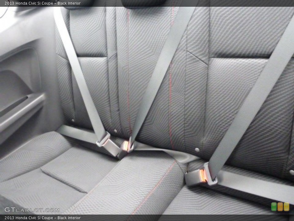 Black Interior Rear Seat for the 2013 Honda Civic Si Coupe #76848213
