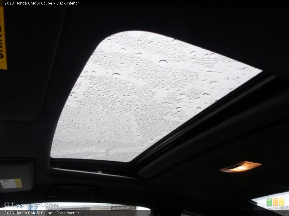 Black Interior Sunroof for the 2013 Honda Civic Si Coupe #76848330