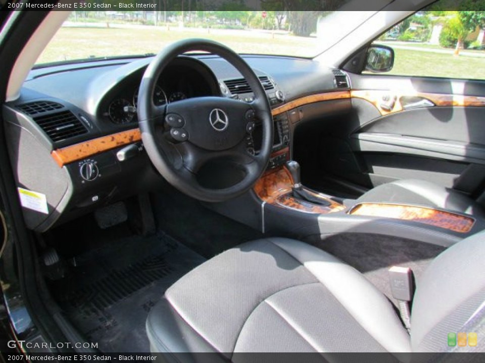 Black Interior Photo for the 2007 Mercedes-Benz E 350 Sedan #76849654