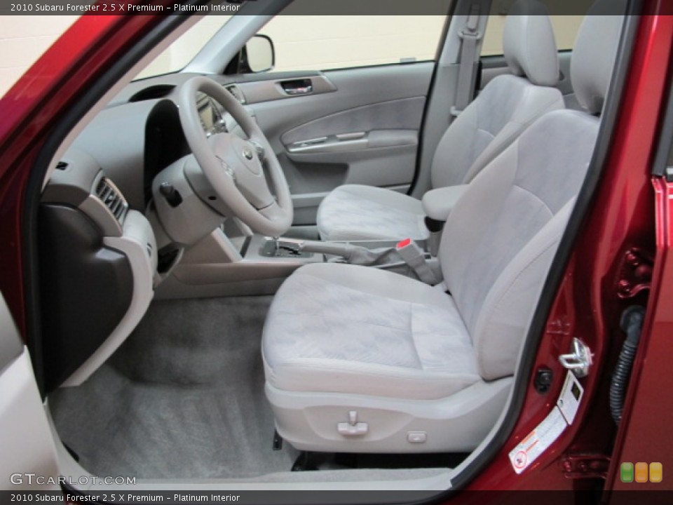 Platinum Interior Front Seat for the 2010 Subaru Forester 2.5 X Premium #76850366
