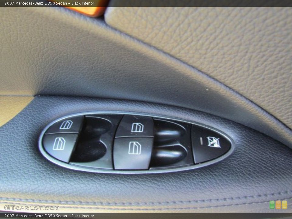 Black Interior Controls for the 2007 Mercedes-Benz E 350 Sedan #76850382