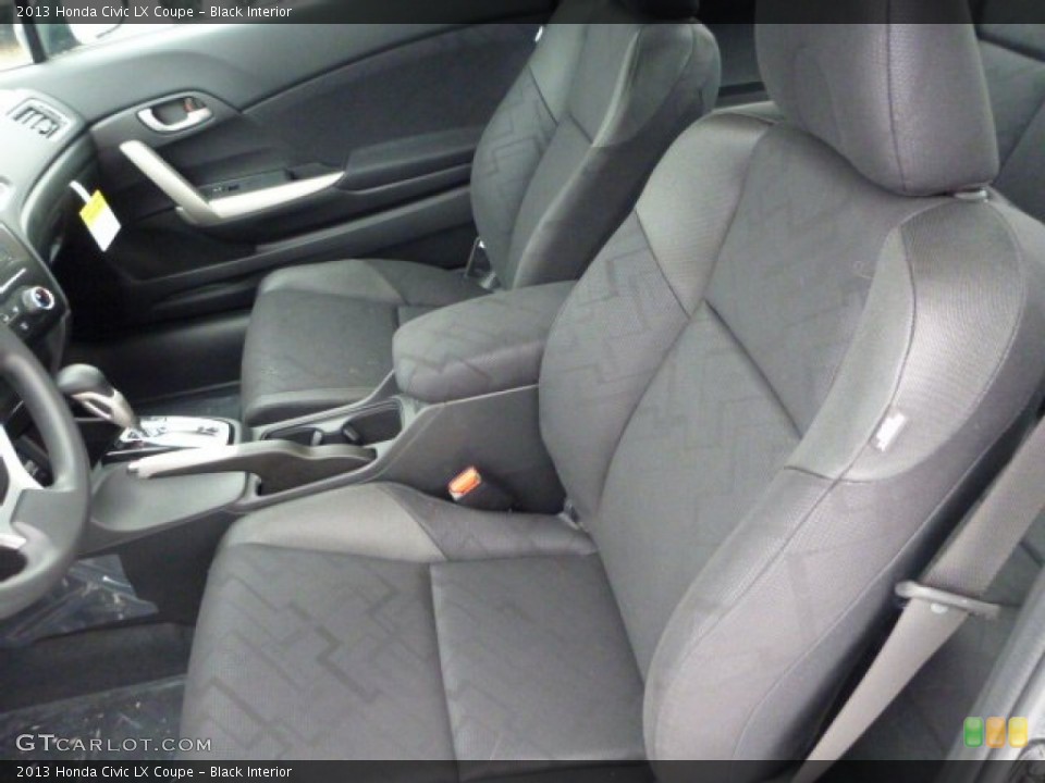Black Interior Front Seat for the 2013 Honda Civic LX Coupe #76850490