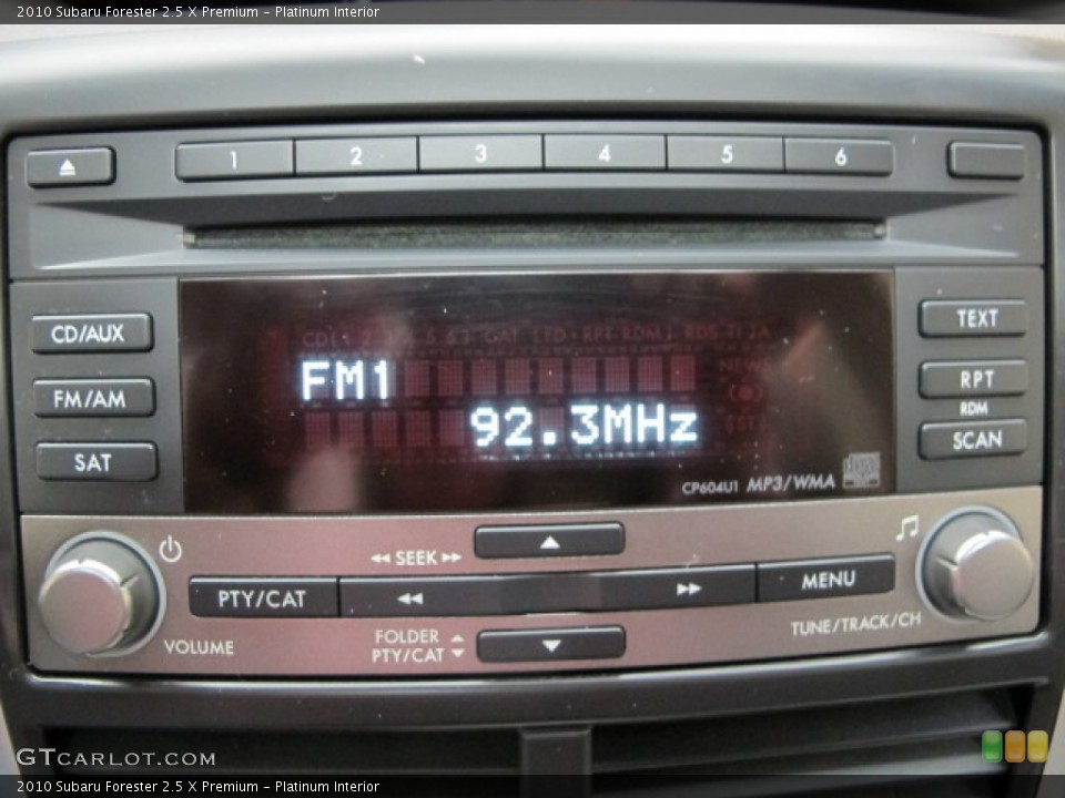 Platinum Interior Audio System for the 2010 Subaru Forester 2.5 X Premium #76850688