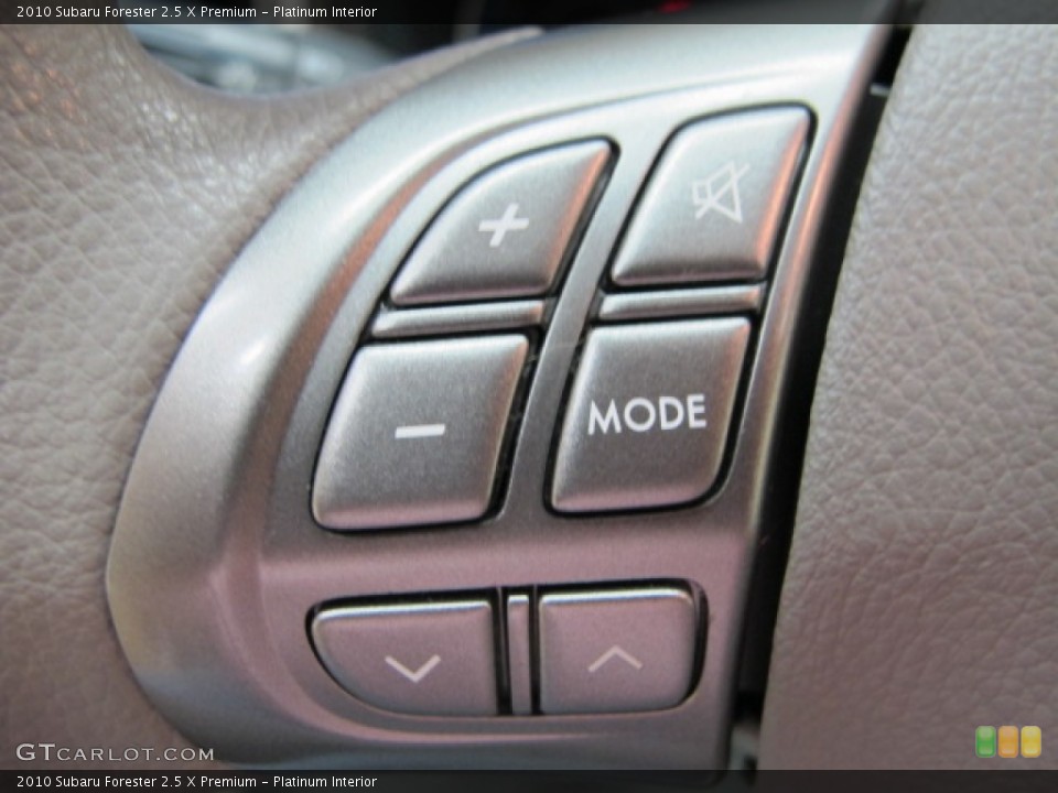 Platinum Interior Controls for the 2010 Subaru Forester 2.5 X Premium #76850762