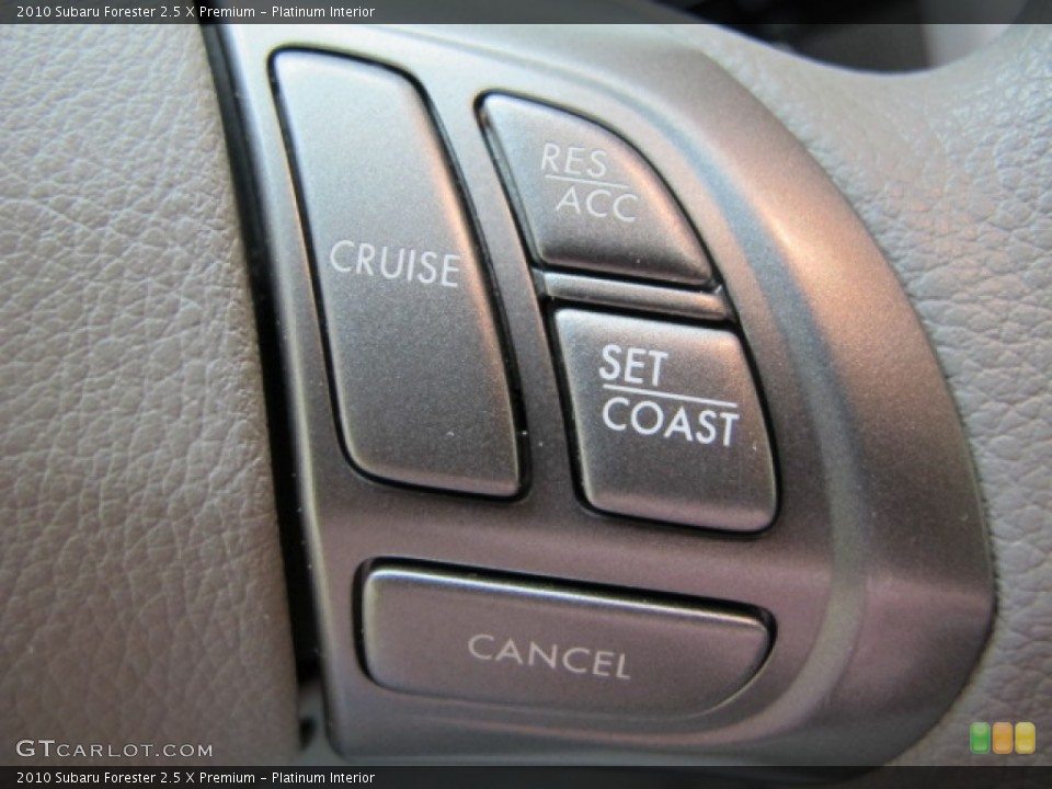 Platinum Interior Controls for the 2010 Subaru Forester 2.5 X Premium #76850784