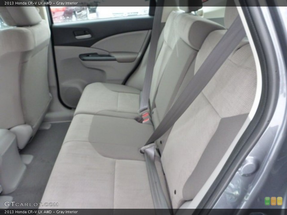 Gray Interior Rear Seat for the 2013 Honda CR-V LX AWD #76850871