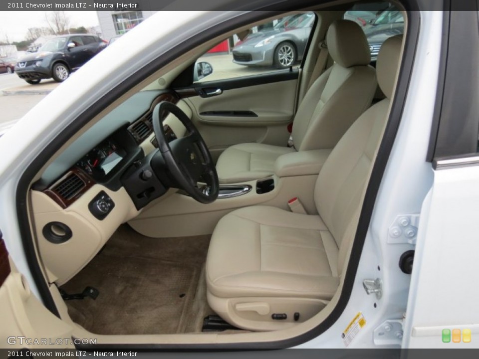 Neutral Interior Front Seat for the 2011 Chevrolet Impala LTZ #76851045