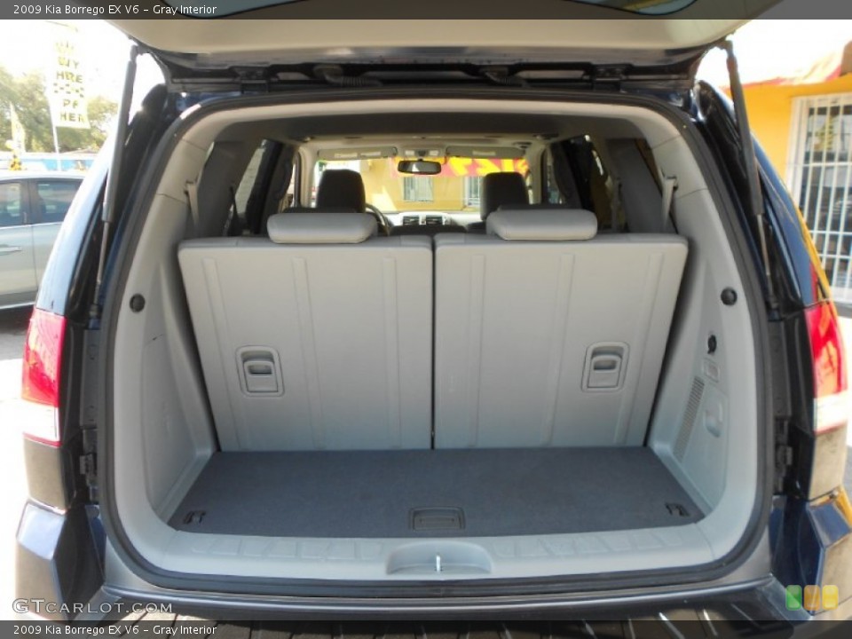 Gray Interior Trunk for the 2009 Kia Borrego EX V6 #76852155