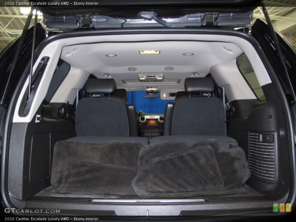 Ebony Interior Trunk for the 2010 Cadillac Escalade Luxury AWD #76853097