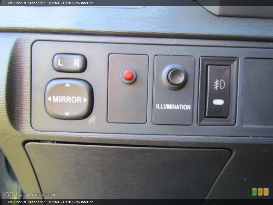 Dark Gray Interior Controls for the 2005 Scion tC  #76855032