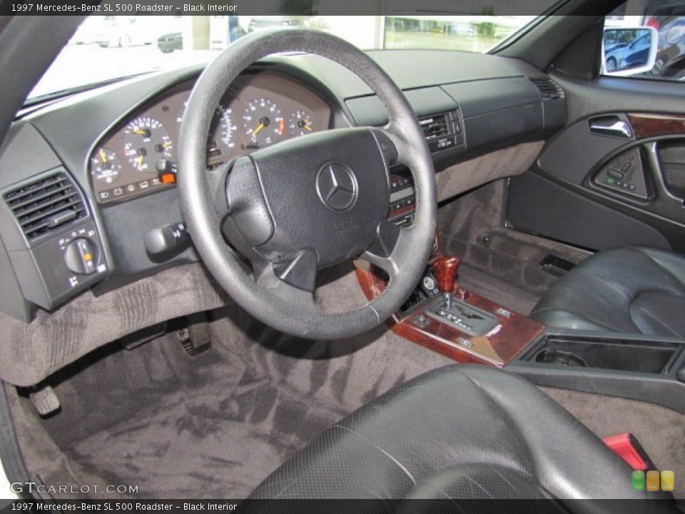 Black 1997 Mercedes-Benz SL Interiors