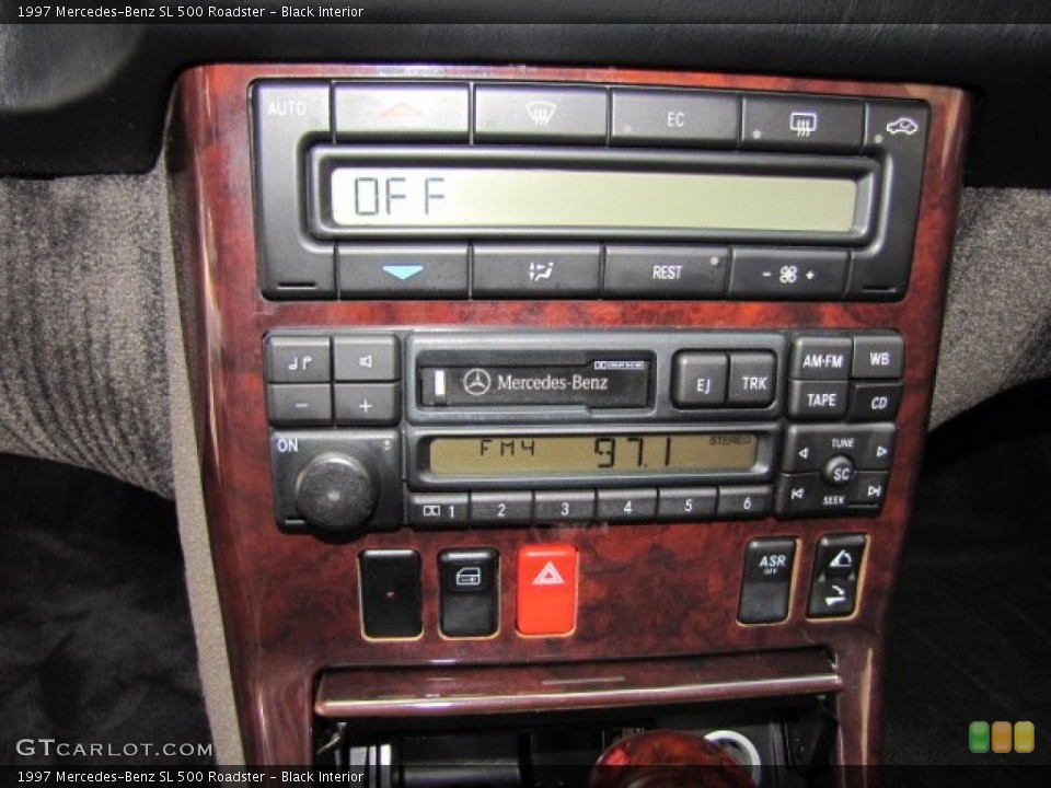 Black Interior Audio System for the 1997 Mercedes-Benz SL 500 Roadster #76855416
