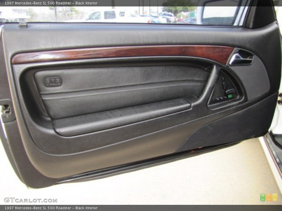 Black Interior Door Panel for the 1997 Mercedes-Benz SL 500 Roadster #76855761
