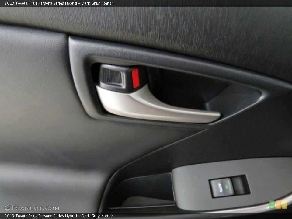 Dark Gray Interior Controls for the 2013 Toyota Prius Persona Series Hybrid #76855815