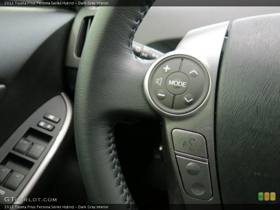 Dark Gray Interior Controls for the 2013 Toyota Prius Persona Series Hybrid #76855905
