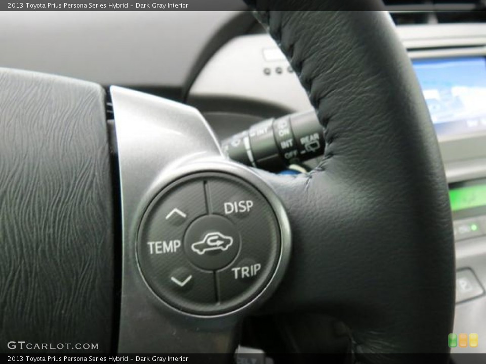Dark Gray Interior Controls for the 2013 Toyota Prius Persona Series Hybrid #76855923