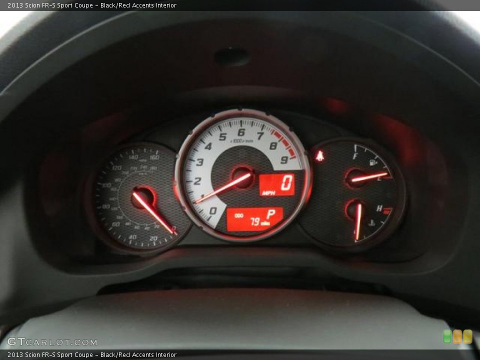 Black/Red Accents Interior Gauges for the 2013 Scion FR-S Sport Coupe #76856223