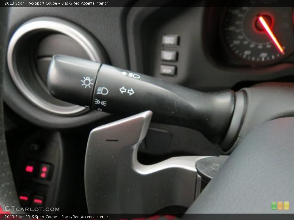 Black/Red Accents Interior Controls for the 2013 Scion FR-S Sport Coupe #76856304