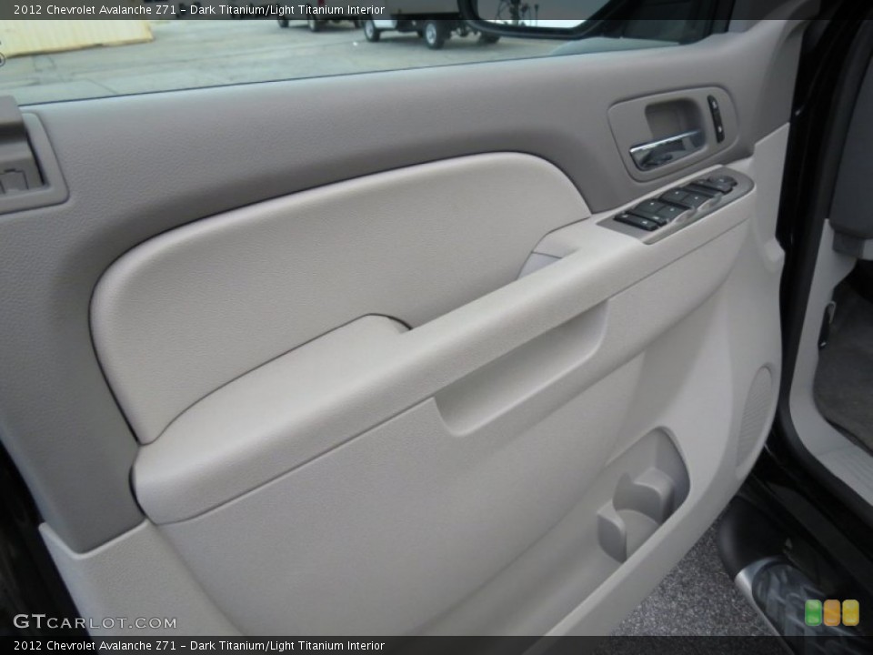 Dark Titanium/Light Titanium Interior Door Panel for the 2012 Chevrolet Avalanche Z71 #76856427