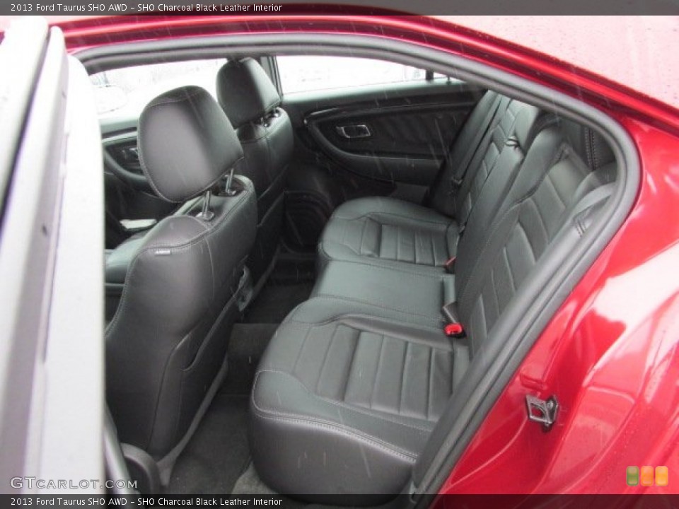 SHO Charcoal Black Leather Interior Rear Seat for the 2013 Ford Taurus SHO AWD #76856892