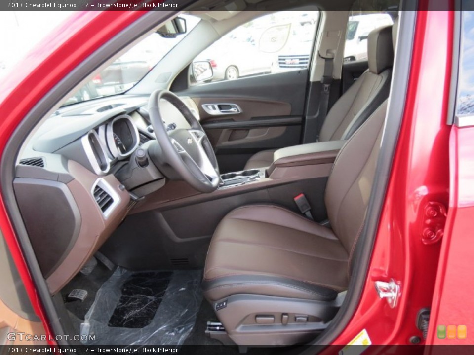 Brownstone/Jet Black Interior Photo for the 2013 Chevrolet Equinox LTZ #76856904