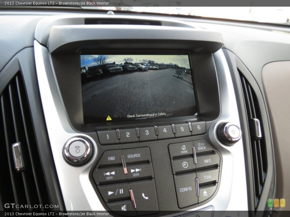 Brownstone/Jet Black Interior Controls for the 2013 Chevrolet Equinox LTZ #76857166
