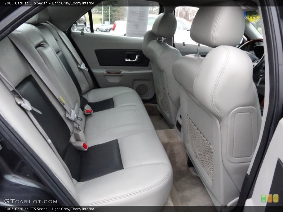 Light Gray/Ebony Interior Rear Seat for the 2005 Cadillac CTS Sedan #76857243