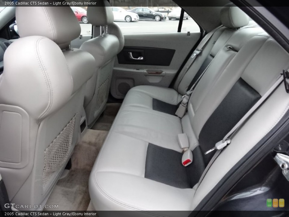 Light Gray/Ebony Interior Rear Seat for the 2005 Cadillac CTS Sedan #76857270