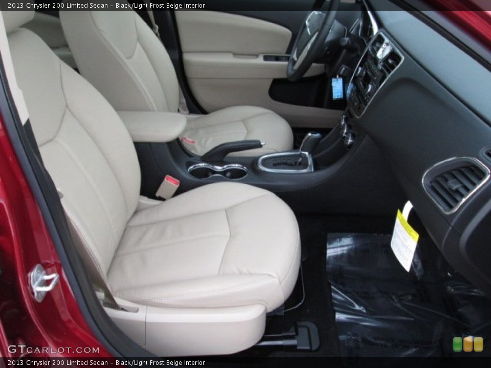 Black/Light Frost Beige Interior Photo for the 2013 Chrysler 200 Limited Sedan #76858427