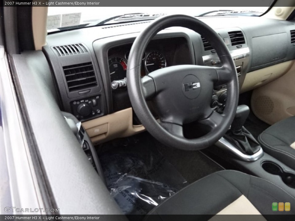 Light Cashmere/Ebony Interior Dashboard for the 2007 Hummer H3 X #76858766