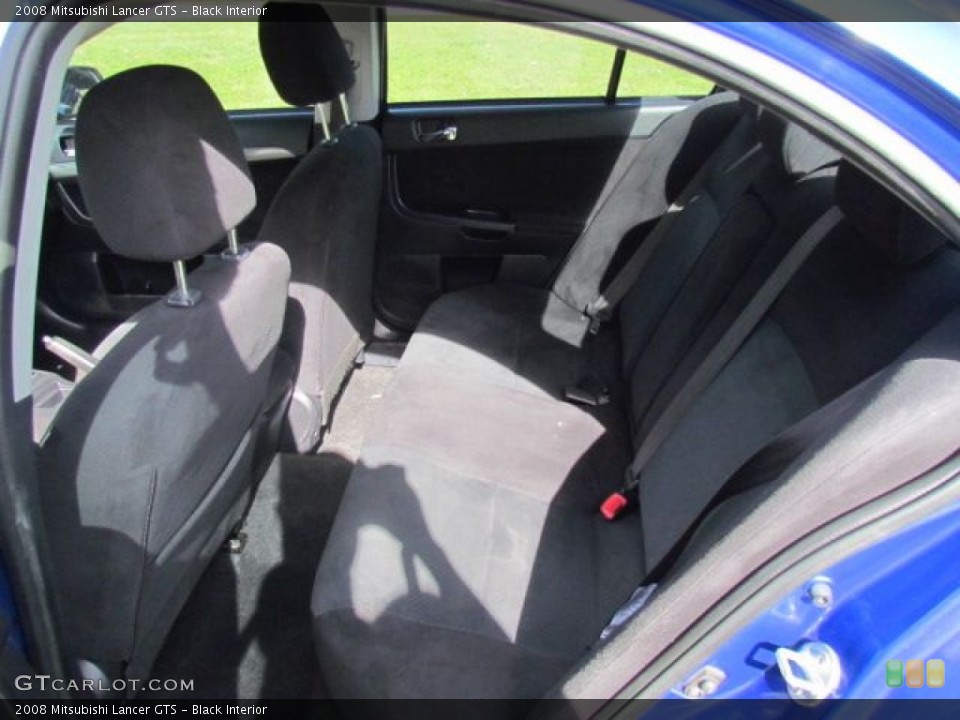 Black Interior Rear Seat for the 2008 Mitsubishi Lancer GTS #76859026