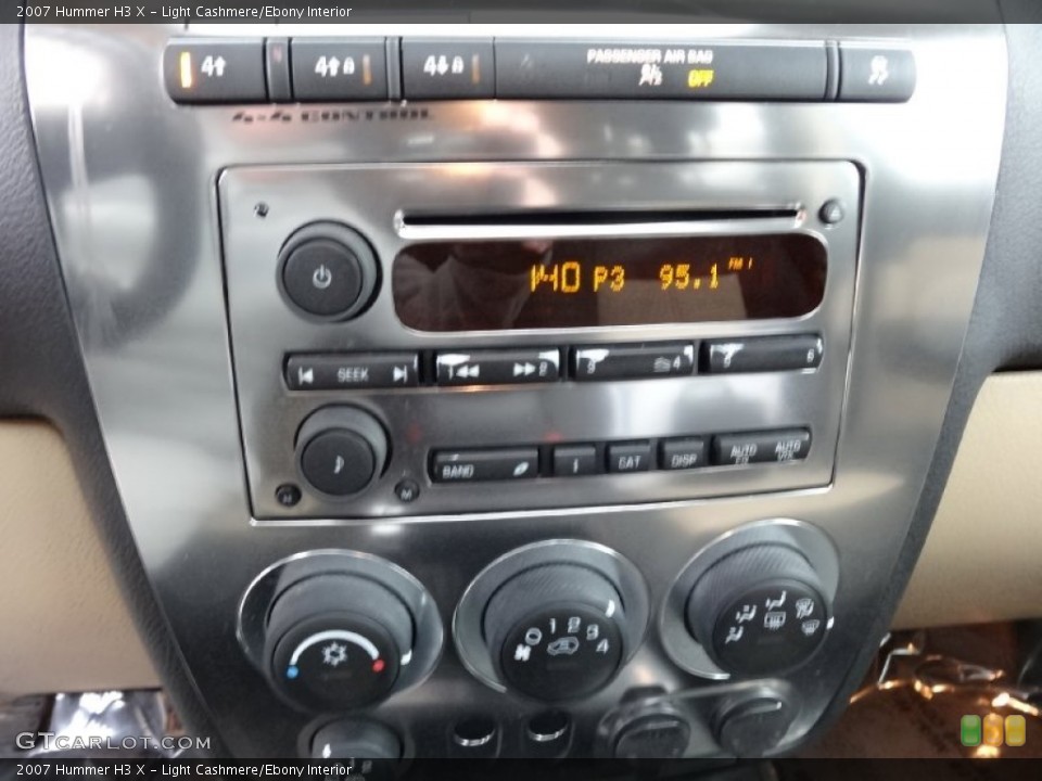 Light Cashmere/Ebony Interior Controls for the 2007 Hummer H3 X #76859045