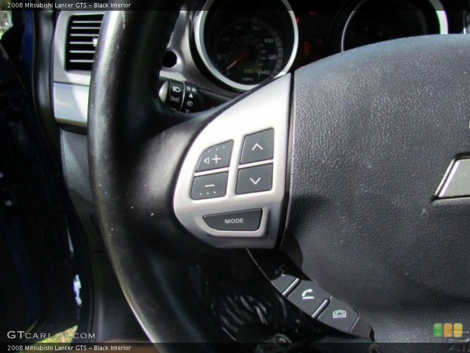 Black Interior Controls for the 2008 Mitsubishi Lancer GTS #76859413