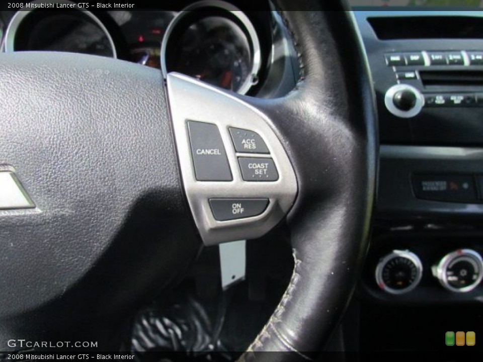 Black Interior Controls for the 2008 Mitsubishi Lancer GTS #76859430