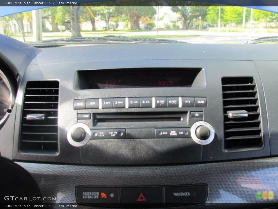 Black Interior Controls for the 2008 Mitsubishi Lancer GTS #76859481