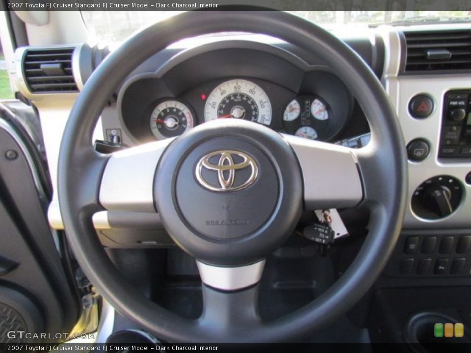 Dark Charcoal Interior Steering Wheel for the 2007 Toyota FJ Cruiser  #76860998