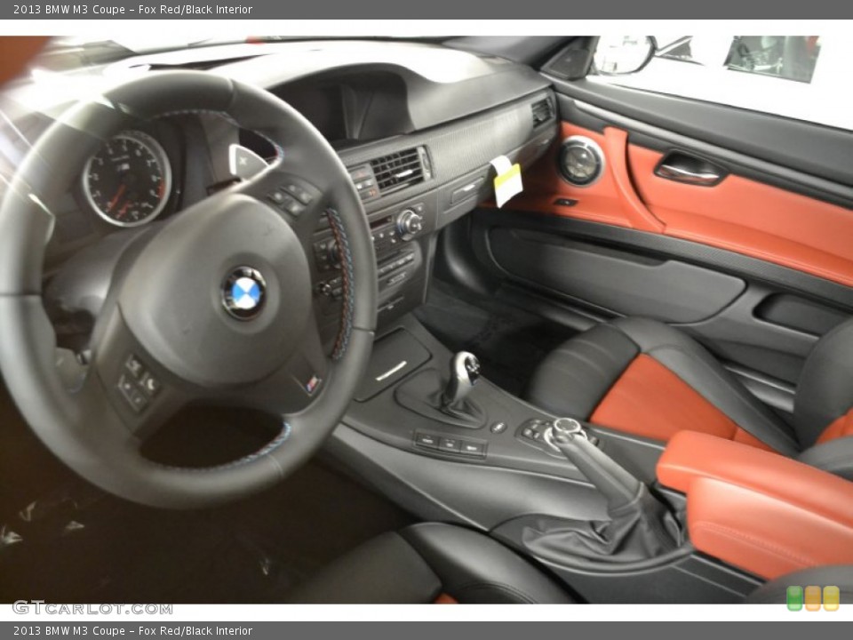 Fox Red/Black Interior Prime Interior for the 2013 BMW M3 Coupe #76861155