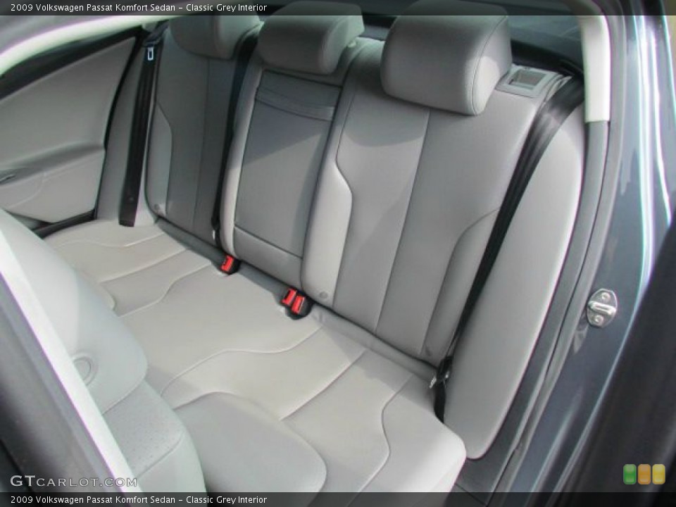 Classic Grey Interior Rear Seat for the 2009 Volkswagen Passat Komfort Sedan #76862343