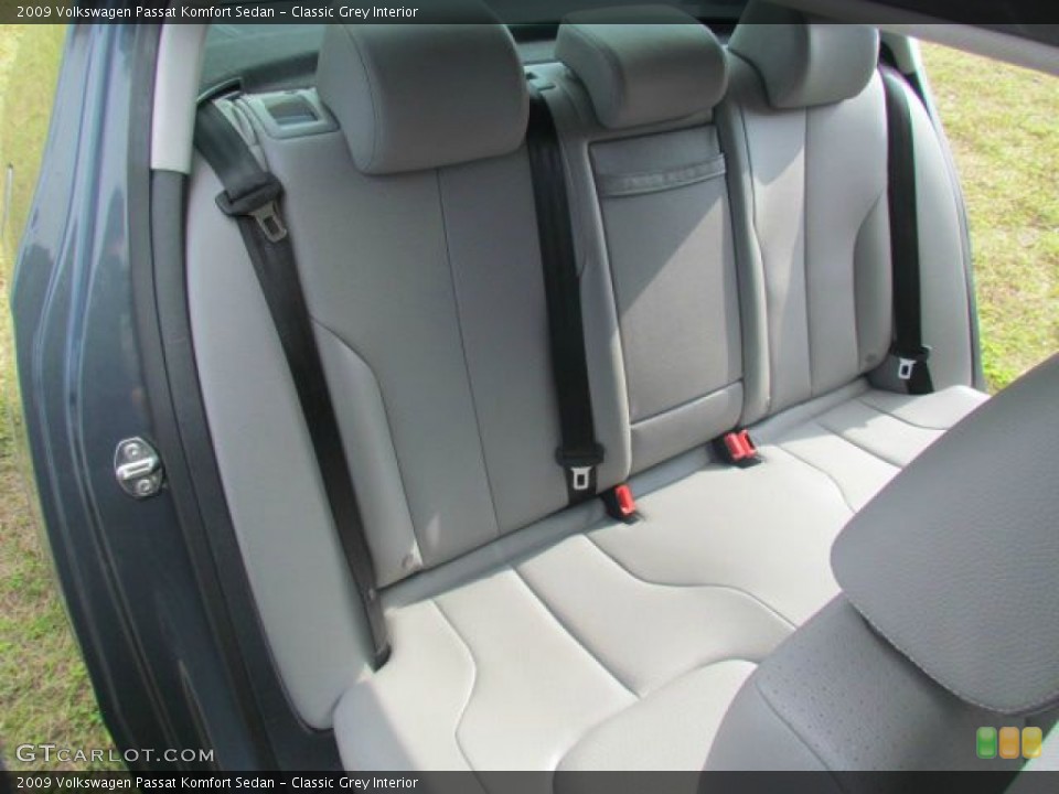 Classic Grey Interior Rear Seat for the 2009 Volkswagen Passat Komfort Sedan #76862352
