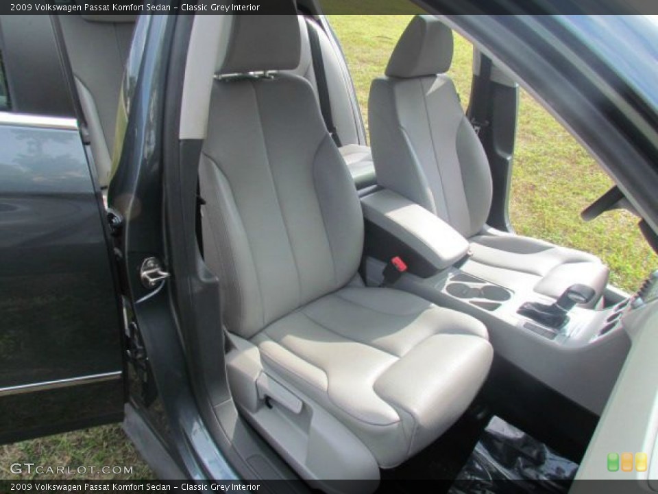 Classic Grey Interior Front Seat for the 2009 Volkswagen Passat Komfort Sedan #76862358