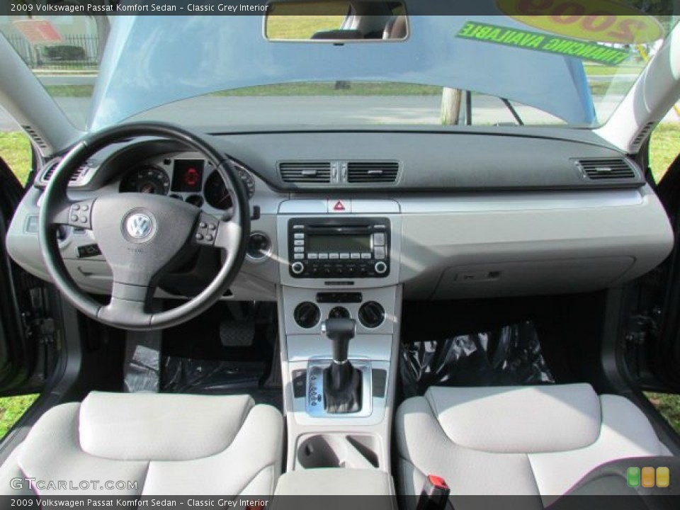 Classic Grey Interior Dashboard for the 2009 Volkswagen Passat Komfort Sedan #76862451