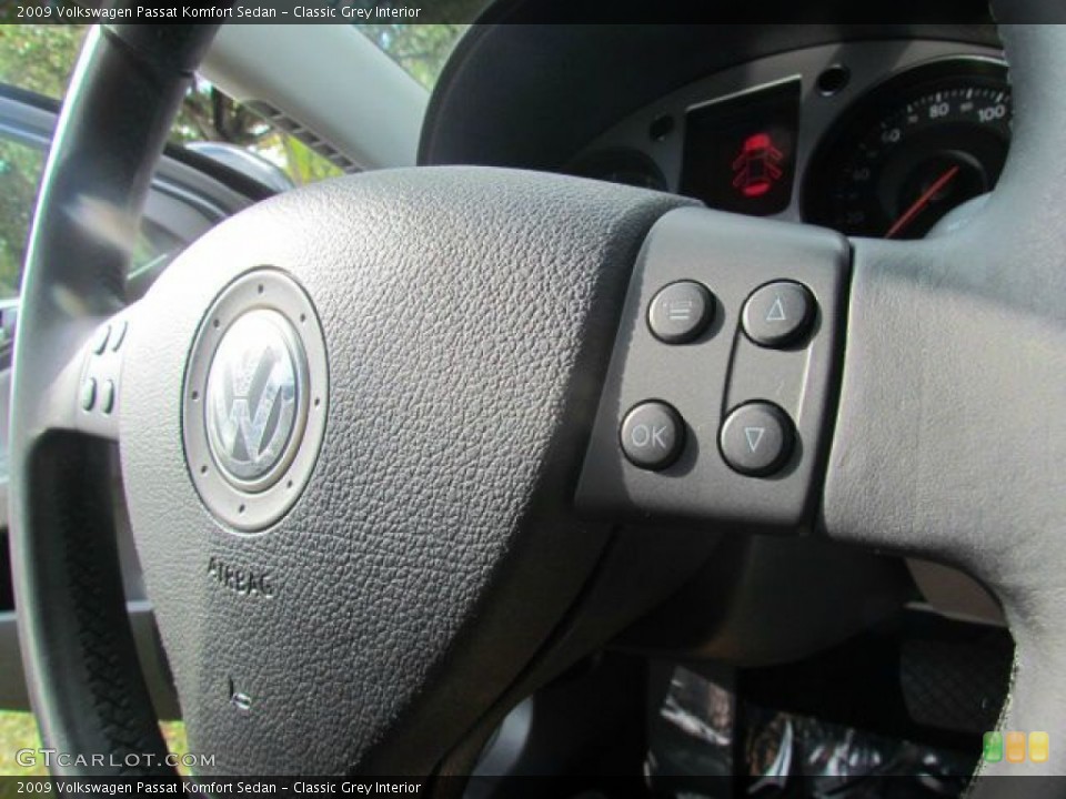 Classic Grey Interior Controls for the 2009 Volkswagen Passat Komfort Sedan #76862511