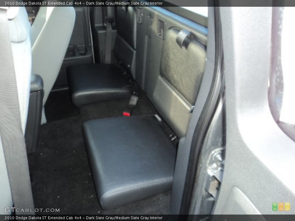 Dark Slate Gray/Medium Slate Gray Interior Rear Seat for the 2010 Dodge Dakota ST Extended Cab 4x4 #76863585