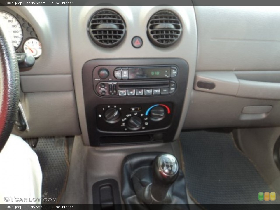 Taupe Interior Controls for the 2004 Jeep Liberty Sport #76863654