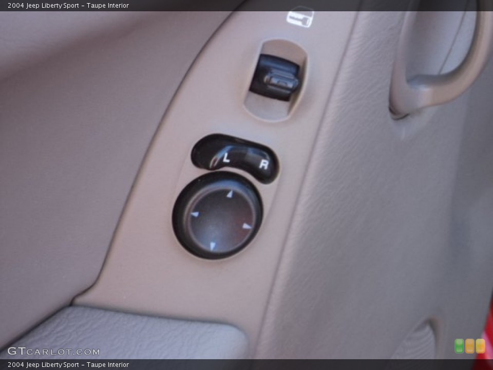 Taupe Interior Controls for the 2004 Jeep Liberty Sport #76863681