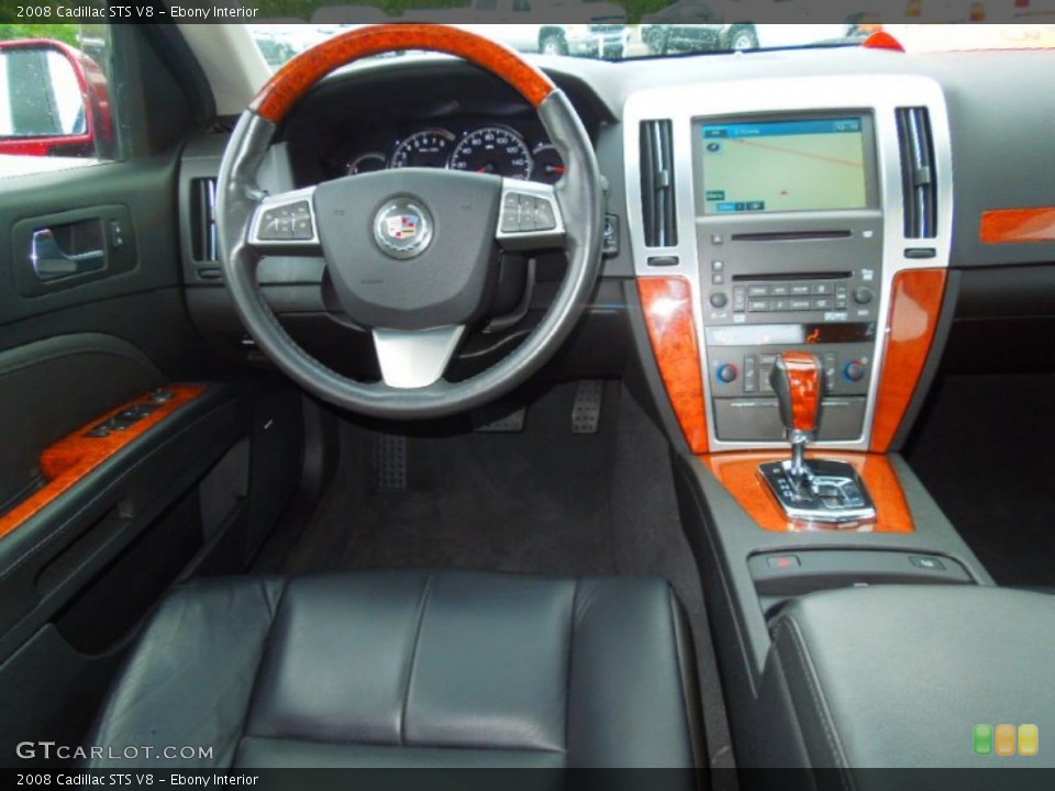 Ebony Interior Dashboard for the 2008 Cadillac STS V8 #76864038