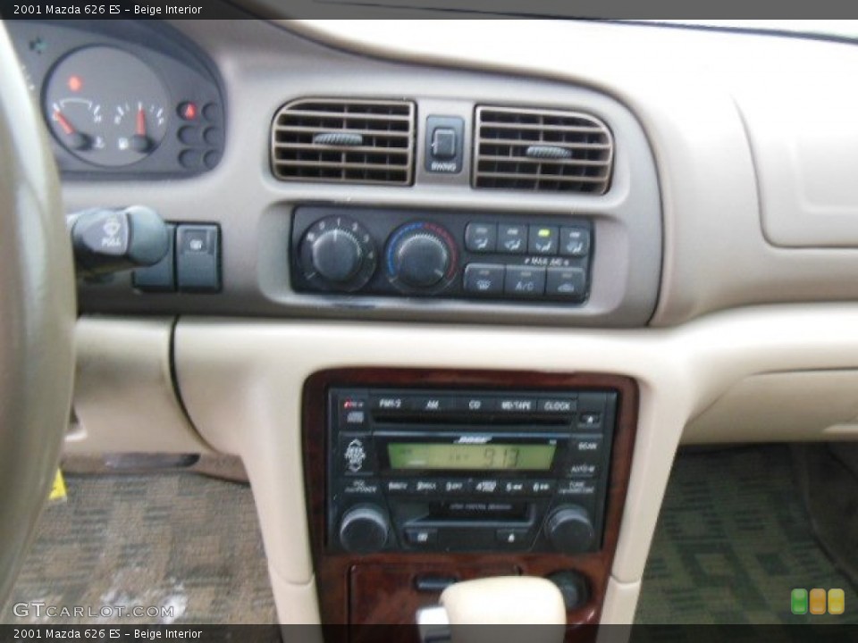 Beige Interior Controls for the 2001 Mazda 626 ES #76865055