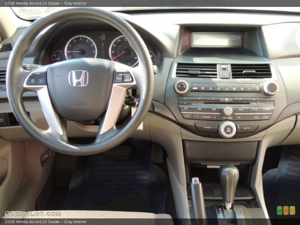 Gray Interior Dashboard for the 2008 Honda Accord LX Sedan #76865349
